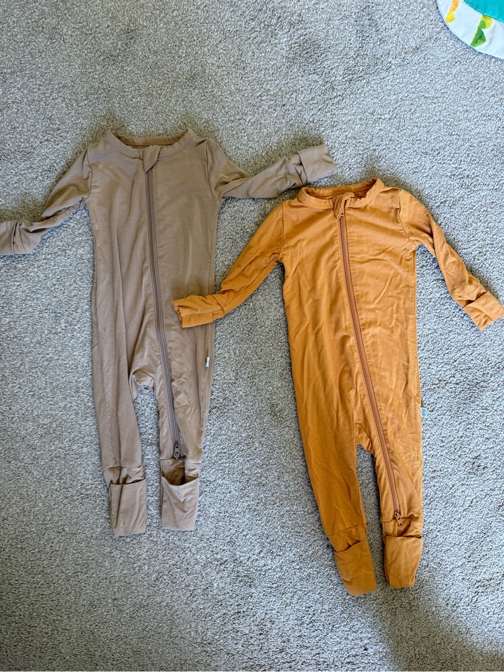 Bamboo Two Way Zipper Footies
